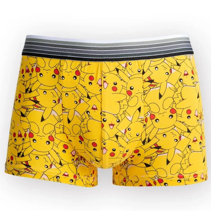 caleçon homme Pokemon jaune